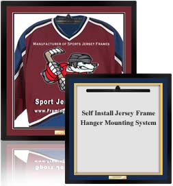 Colorado Avalanche Black Framed Logo Jersey Display Case - Hockey Jersey  Logo Display Cases